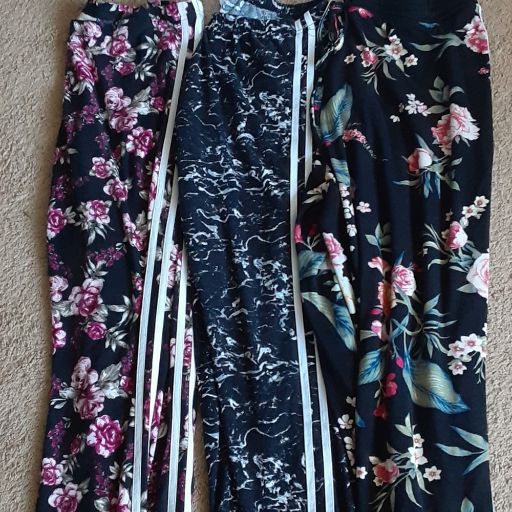3 pairs of comfy pants
